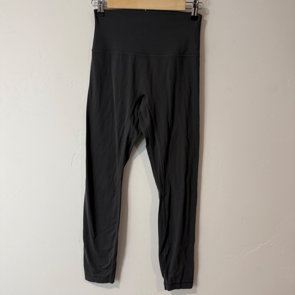 Lululemon Womens Align No Line High-Rise Pant 25" 6 Gray W5IDCS Nulu Leggings - Picture 2 of 8